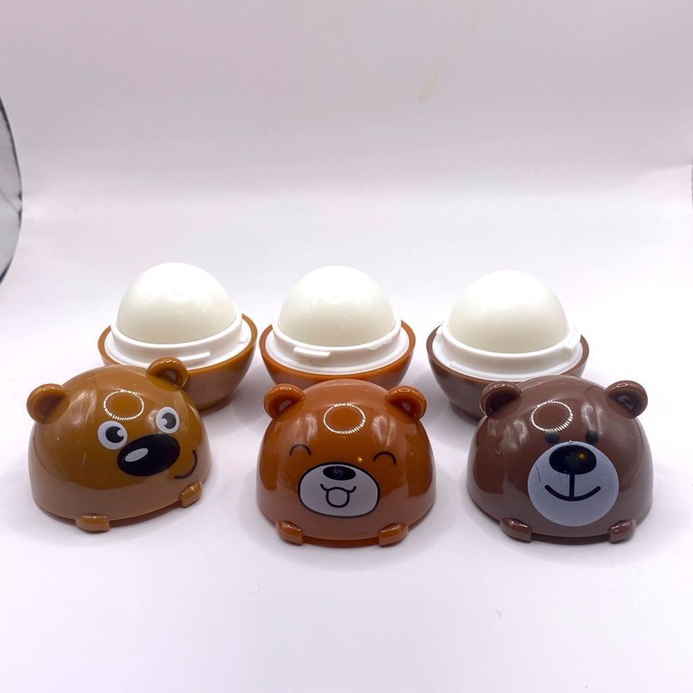 Kawaii Bear Lip Balm Roll on- 3 pack! - Picture 1 of 3